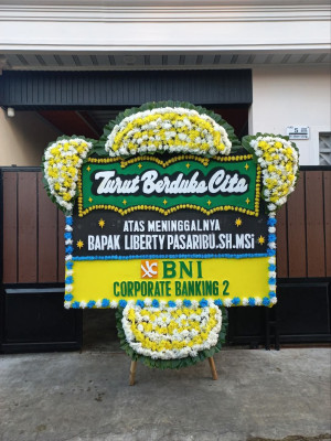 Papan Bunga Duka di Tambun Utara