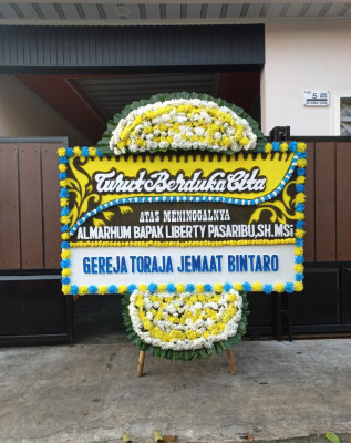 Papan Bunga Duka di Tambun Utara