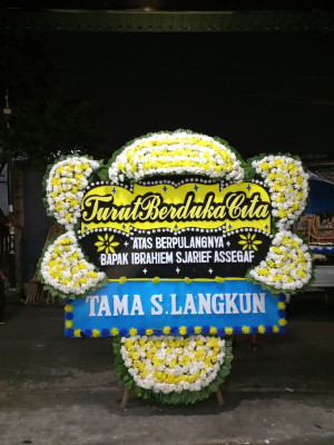 Papan Bunga Duka di Tambun Utara