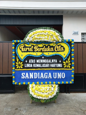 Papan Bunga Duka di Tambun Utara