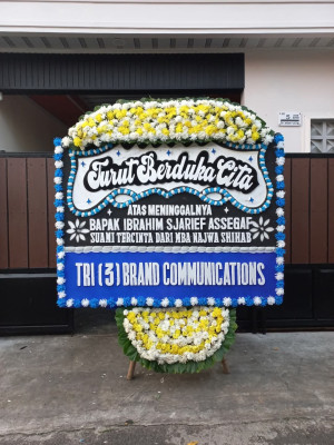Papan Bunga Duka di Tambun Utara